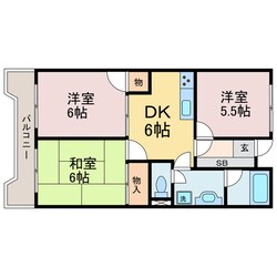 ＴＳ東野の物件間取画像